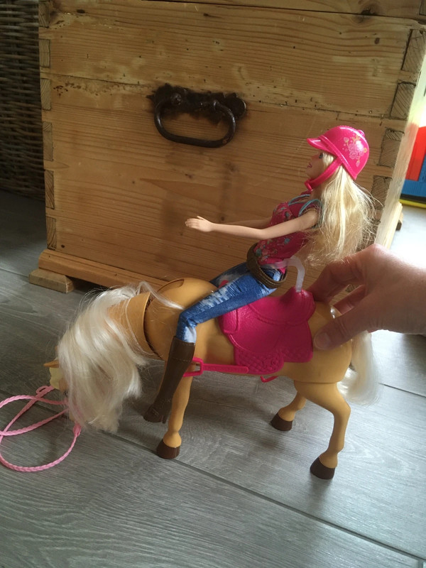 Matron spellen schermutseling Barbie en paard tawny - Vinted