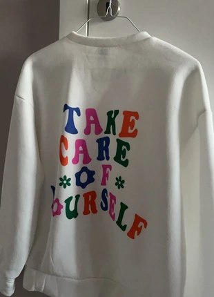 Sweatshirt with motivational phrase , marca: Shein, estado: Muito bom, tamanho: XS / 34 / 6, €7.99, €9.09 inclui Proteção do Comprador