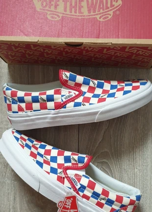 Vans bateau damier bleu rouge vans slip-on 36,5/37 Vans à carreaux bleu rouge 36,5, marke: Vans, zustand: Neu, mit Etikett, größe: 36.5, 45,00 €, 47,95 € inklusive Vinted-Käuferschutz