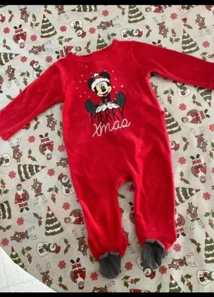 Grenouillère de Noël , motif Mickey , taille 6 mois . Disney bébé ., brand: Disney Baby, condizioni: Ottime, taglia: 3-6 mesi / 62 cm, €6.00, €7.00 include la Protezione acquisti