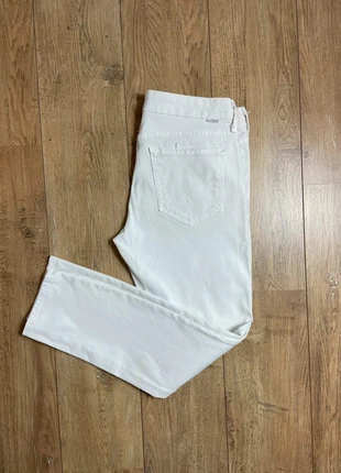 Pantalon Mother blanc slim taille 29, marque: Mother, état: Satisfaisant, taille: M / 38 / 10, 2,00 €, 2,80 € Protection acheteurs (Pro) incluse