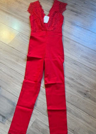 Combinaison rouge en dentelle, brand: ASOS, condition: New with tags, size: XXS / 32 / 4, €40.00, €42.70 includes Buyer Protection