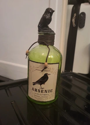 Bouteille déco halloween corbeau, merk: GiFi, staat: Nieuw met prijskaartje, € 12,00, € 13,30 inclusief Kopersbescherming