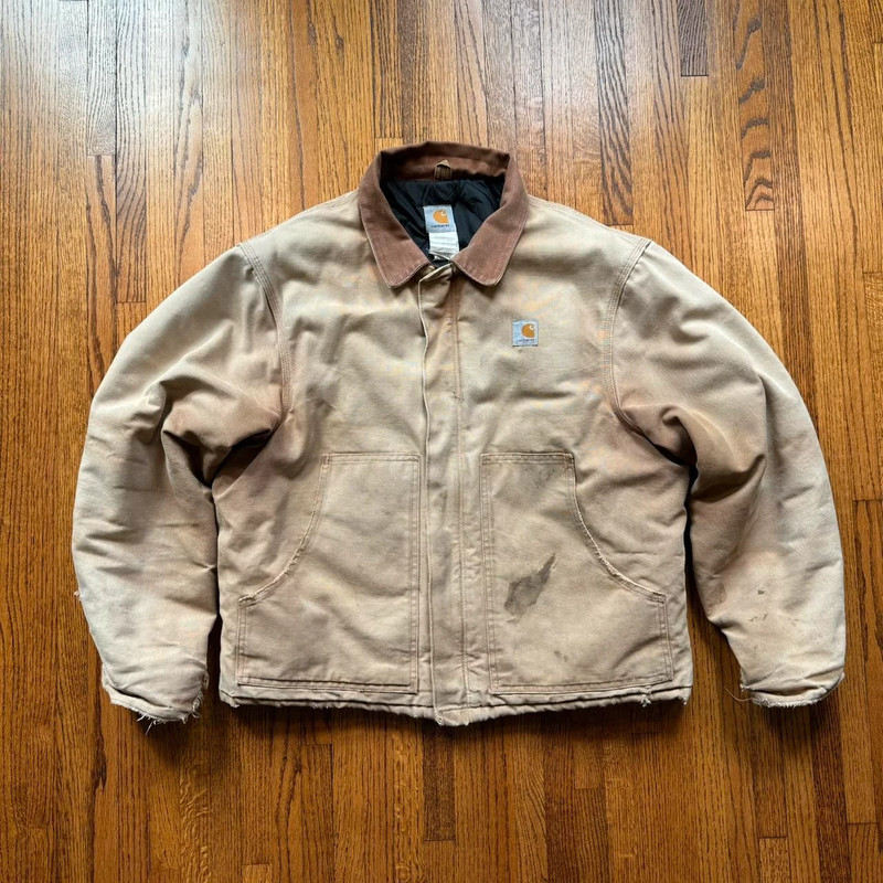 Vintage faded carhartt Detroit jacket 1