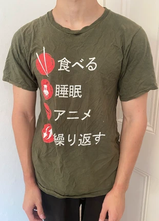 Funny Japanese T-Shirt, brand: NO LABEL, condition: Good, size: M, £1.00, £1.75 includes Buyer Protection