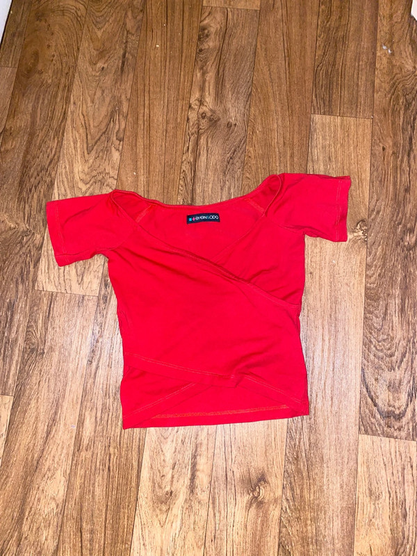 Top Bluse rot S 1