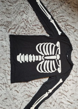 Tee shirt skelette, marca: Gémo, estado: Muy bueno, tamaño: 12 años / 152 cm, 1,00 €, 1,75 € Protección al comprador incluida