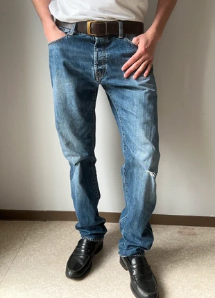 Jean Carhartt WIP Klondike Pant 33x34 Bleu Vintage Regular Conique, marke: Carhartt, zustand: Gut, größe: L, 10,00 €, 11,20 € beinhaltet Vinted-Käuferschutz Pro