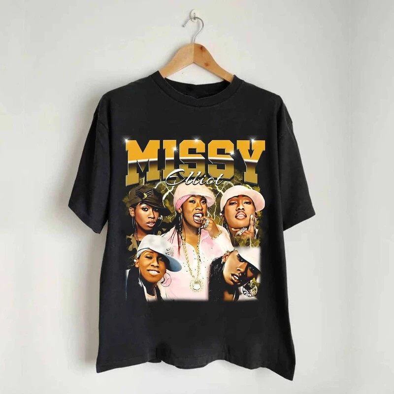 Vintage Missy Elliott 90s Shirt, Missy Elliott Bootleg Shirt, Retro Missy Elliott Shirt For Fan, Ra