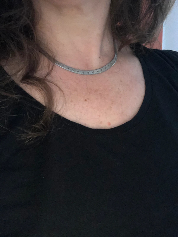 Collier argent  plat véritable 1