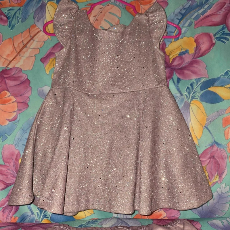 Adorable Sparkle Bow Dress 2