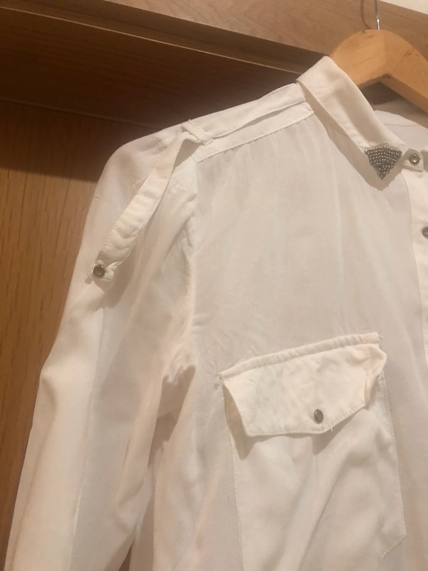 Camisa branca pull&bear 3