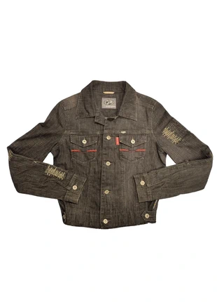 Veste en jean noir Pepe jeans, style destroy, marca: Pepe Jeans, estado: Muy bueno, tamaño: M / 38 / 10, 15,00 €, 16,45 € Protección al comprador incluida