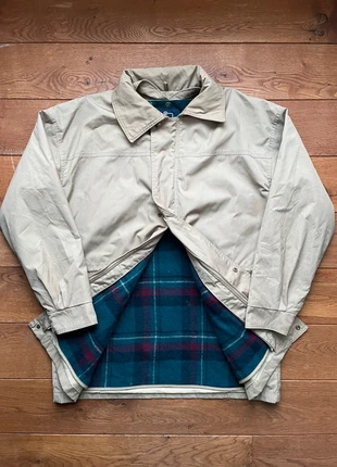 Veste woolrich made in usa workwear beige doublure écossaise laine col Harrington - Taille M, brand: Woolrich, condition: Very good, size: M, €29.00, €31.15 includes Buyer Protection Pro
