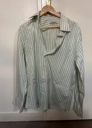 Chemise Façonnable à rayure verte, brand: Façonnable, condition: Very good, size: L, €25.00, €26.95 includes Buyer Protection
