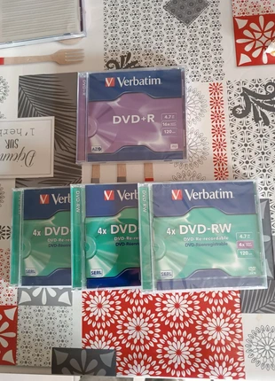 CD dvd+r et dvd- rw, marque: Verbatim, état: Neuf sans étiquette, 5,00 €, 5,95 € Protection acheteurs incluse