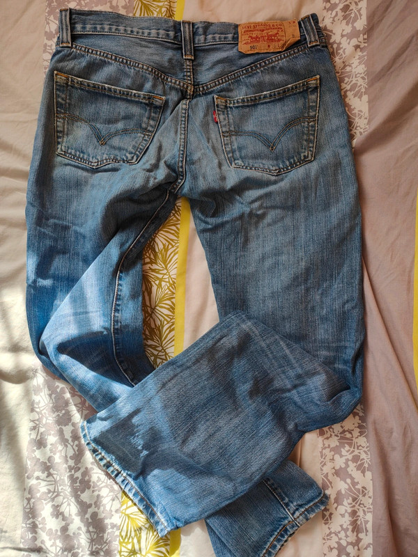 Jeans Levi's 501 bleu porté 3 fois W31 L32 3