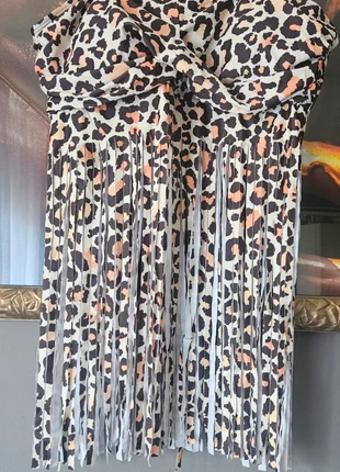 Strój kąpielowy dwuczęściowy z frędzlami, merk: Shein, staat: Nieuw zonder prijskaartje, maat: XXXL / 46 / 18, € 5,00, € 5,95 inclusief Kopersbescherming