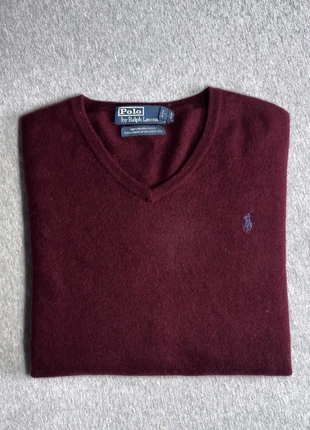Pull / maille / col V Polo Ralph Lauren – Laine mérinos – Taille M (taille petit, équiv. S), brand: Ralph Lauren, condition: Very good, size: S, €25.00, €26.95 includes Buyer Protection