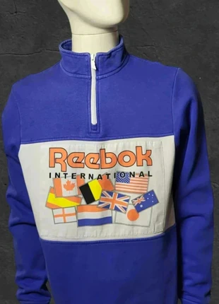 👕 Sweat Reebok Classic S – Vintage sport bleu / Reebok Classic Sweat S – Retro blue, brand: Reebok, condizioni: Ottime, taglia: S, €19.90, €21.60 include la Protezione acquisti