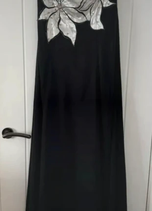 J Ladies stunning long maxi Sara Bernshaw Black Embellished Evening bustier New Dress UK 10, brand: sara bernshaw, condition: New without tags, size: M / UK 12-14, £15.00, £16.45 includes Buyer Protection