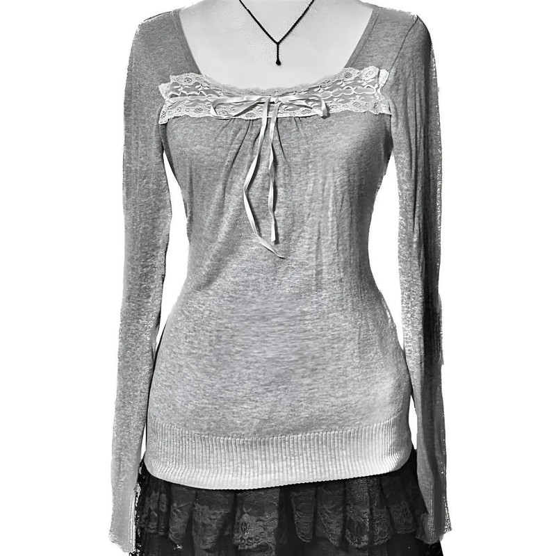 coquette milkmaid lace ribbon japanese brand top. 2