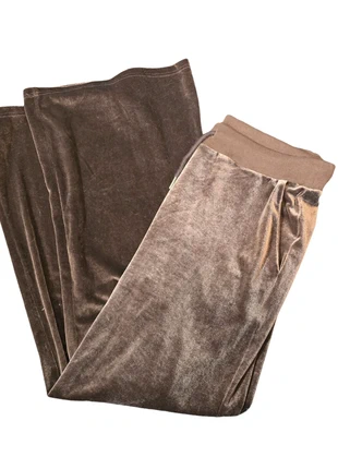 Shein Brown Velvet Flared Trousers – Size XL (UK 16/18), brand: Shein, condition: Very good, size: L / UK 16-18, £2.50, £3.33 includes Buyer Protection