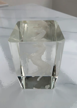 Décoration cheval en cristal gravé 3D, marke: décoration gravé cheval 3D, zustand: Sehr gut, 4,00 €, 4,90 € inklusive Vinted-Käuferschutz