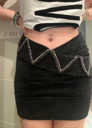 Mini jupe velours multifonctions y2k, marque: Vintage Dressing, état: Très bon état, taille: Taille unique, 8,00 €, 9,10 € Protection acheteurs (Pro) incluse