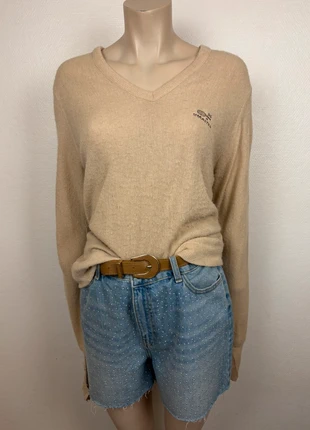 Lady Pickering Vintage Beige Wool Sweater V-Neck Size M, brand: Vintage Dressing, condition: Very good, size: M / 38 / 10, €19.90, €21.60 includes Buyer Protection