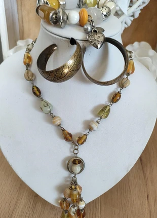 ketting met Creolen en armband, merk: MKM, staat: Heel goed, € 7,95, € 9,05 inclusief Kopersbescherming