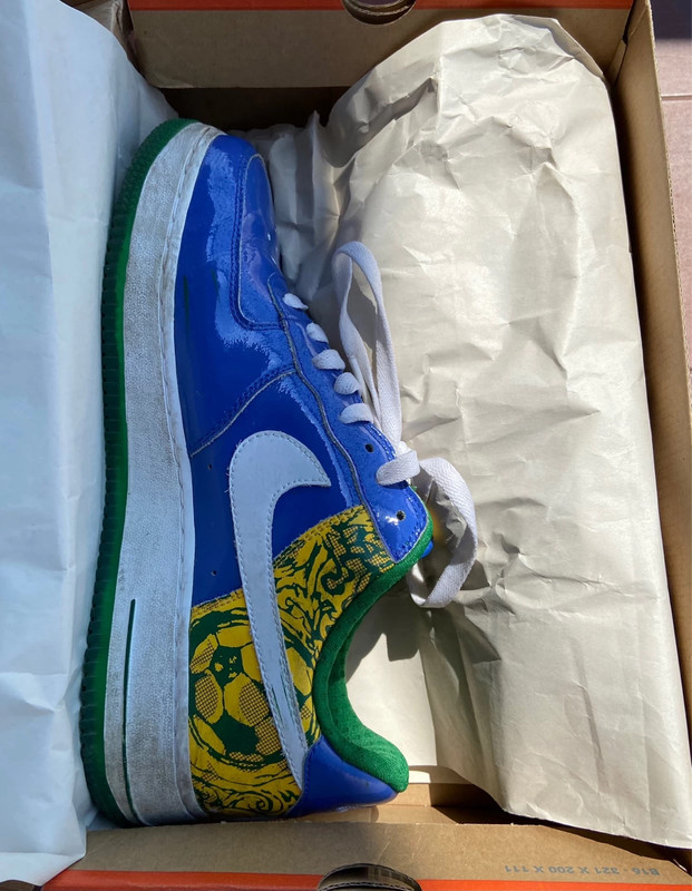 Nike Air Force 1 Low Collection Royale Ronaldinho Size 8.5US 42EUR 7.5UK 26.5CM Vinted