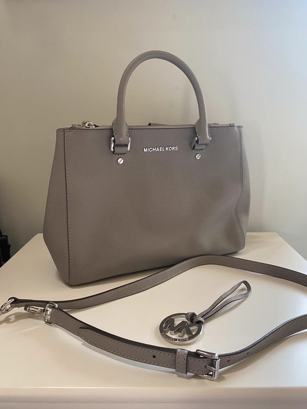 Grey and silver Michael Kors bag Vinted