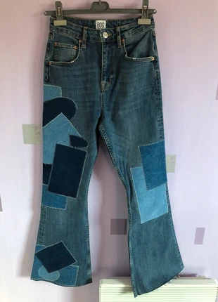 Jeans BDG patchwork évasé T.38, brand: BDG, condition: New without tags, size: M / 38 / 10, €50.00, €53.20 includes Buyer Protection
