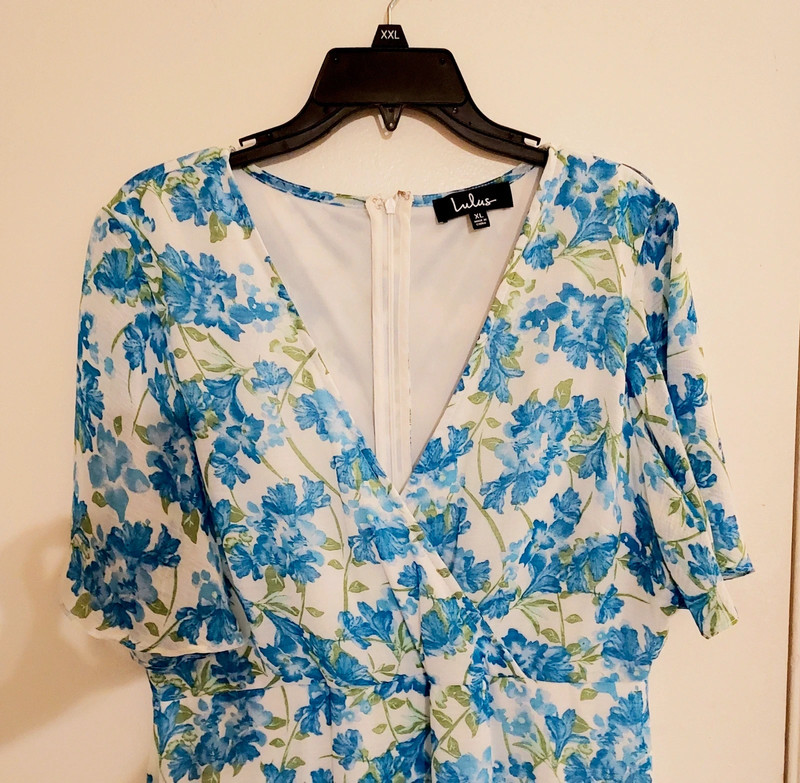 Lulu's mini floral dress XL 4