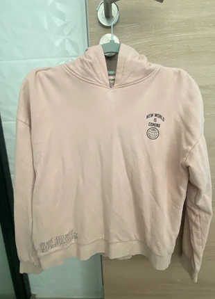 Pull à capuche rose pâle, marque: Kiabi, état: Très bon état, taille: XS, 3,00 €, 3,85 € Protection acheteurs incluse