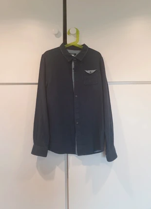 Okaidi feesthemd met lange mouwen 12j, merk: Okaïdi, staat: Heel goed, maat: 12 jaar / 152 cm, € 2,00, € 2,80 inclusief Kopersbescherming