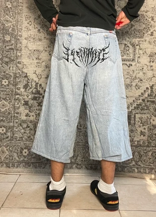 Jort baggy large tribal handmade streetwear hip-hop y2k skater taille 34US, merk: JNCO, staat: Heel goed, maat: W34 | FR 44, € 40,00, € 42,70 inclusief Kopersbescherming Pro