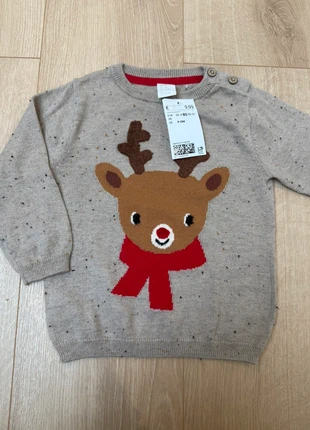 Pull Noël h&m taille 9/12, marque: H&M, état: Neuf avec étiquette, taille: 9-12 mois / 74 cm, 6,00 €, 7,00 € Protection acheteurs incluse