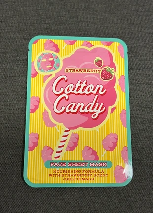 Masque Visage en Tissu Vegan Cotton Candy Fraise Neuf, condition: New with tags, €4.00, €4.90 includes Buyer Protection