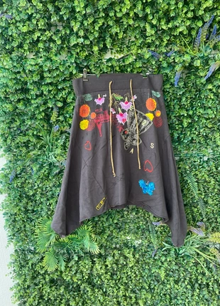 Falda desigual, marque: Desigual, état: Bon état, taille: L / 40 / 12, 9,00 €, 10,15 € Protection acheteurs incluse