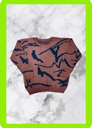 Pull y2k vintage rouge avec motif noir S, marque: y2k, état: Neuf sans étiquette, taille: S, 15,00 €, 16,45 € Protection acheteurs incluse