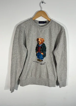Pull Ralph Lauren Polo Bear Gris, marca: Ralph Lauren, estado: Muito bom, tamanho: S, €79.00, €83.65 inclui Proteção do Comprador Pro