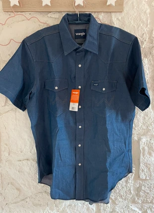 Chemisette western en jean Wrangler, brand: Wrangler, condition: New with tags, size: L, €40.00, €42.70 includes Buyer Protection