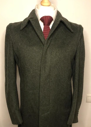 Long Green Wool Coat – Made in France, brand: Vintage Dressing, condition: Very good, size: M, €65.00, €68.95 includes Buyer Protection