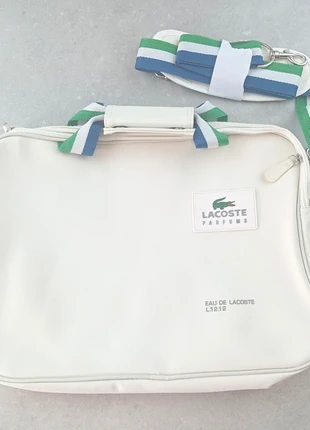 Sac bandoulière Lacoste Parfums blanc unisexe / style sport chic & bureau / excellent état, brand: Lacoste, condition: New with tags, €24.00, €25.90 includes Buyer Protection
