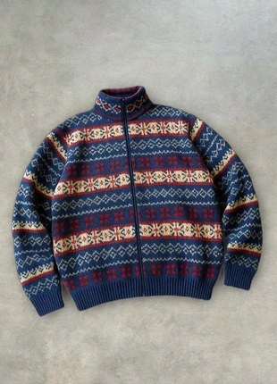 Polaire Vintage 90s Crewneck Col Old School Rare Y2K, marca: Vintage Dressing, estado: Muito bom, tamanho: XL, €9.90, €11.10 inclui Proteção do Comprador Pro