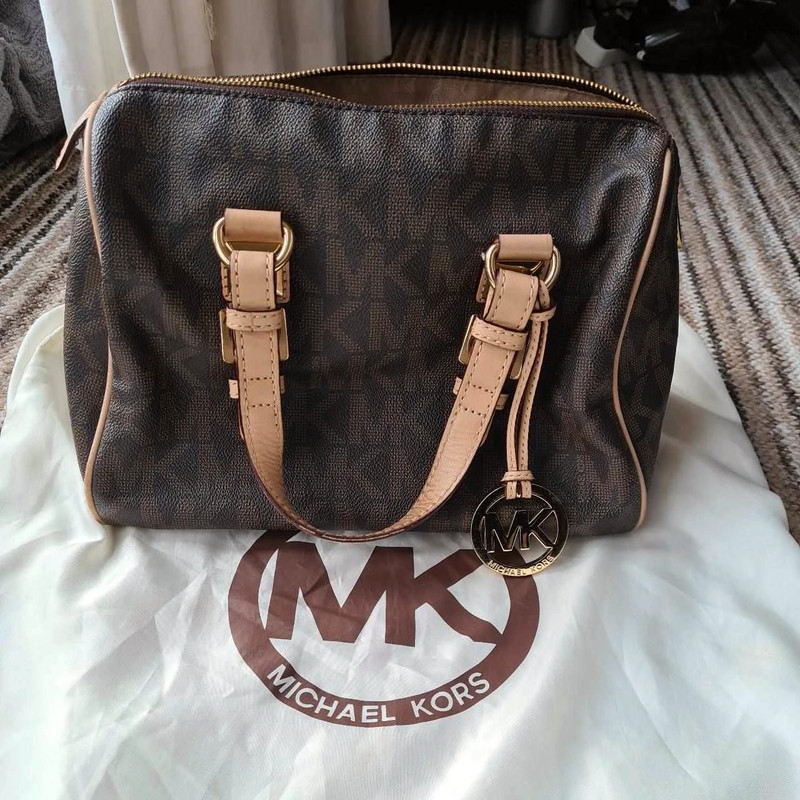 Michael Kors Grayson Satchel Handbag with dust bag - Vinted