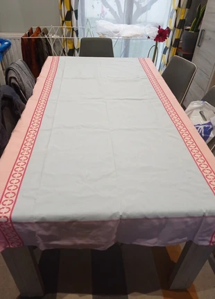Nappe rectangulaire bleu rose et violette 220x120 avec 12 serviettes faite main , brand: Handmade, condition: New without tags, €10.00, €11.20 includes Buyer Protection