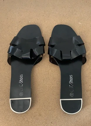 Chinelos/Sandálias Pretos , marca: CHC-Shoes, estado: Bom, tamanho: 40, €5.00, €5.95 inclui Proteção do Comprador